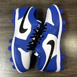 Jordan 1 Retro MCS Low Game Royal Black White Baseball CJ8524-411 Men's Size 14